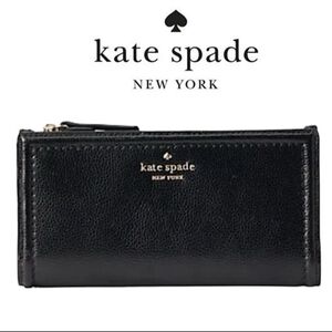 Kate Spade Braylan Patterson Drive Black Large Wallet